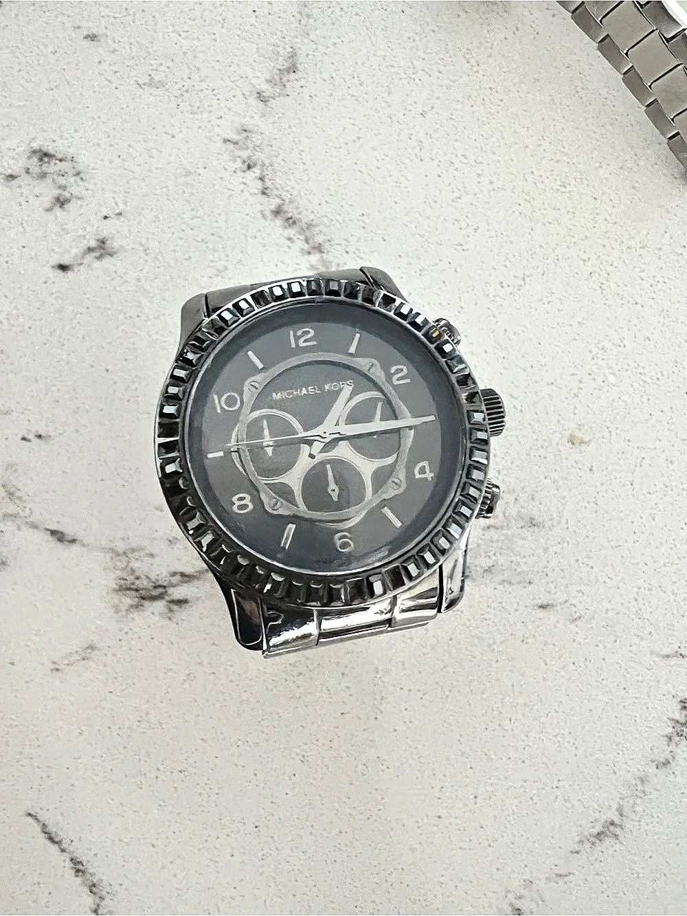 Michael Kors Runway Chronograph Black-Tone Watch